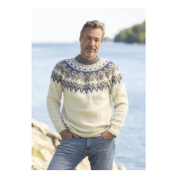 Viking´s mönsterkatalog 2329. Dam, herr tröjor stickade i Viking Wool