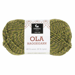 Ola Raggegarn 719 Grön mouline