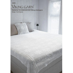 Viking mönsterkatalog 2429 Virkning från gammelmormors tid i Viking Heklegarn