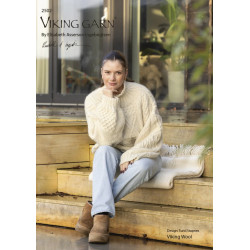 Viking´s mönsterkatalog 2502. Dam, herr tröjor stickade i Viking Wool