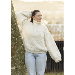 Viking´s mönsterkatalog 2502. Dam, herr tröjor stickade i Viking Wool