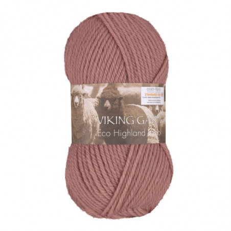 Eco Highland wool Gammelrosa 282